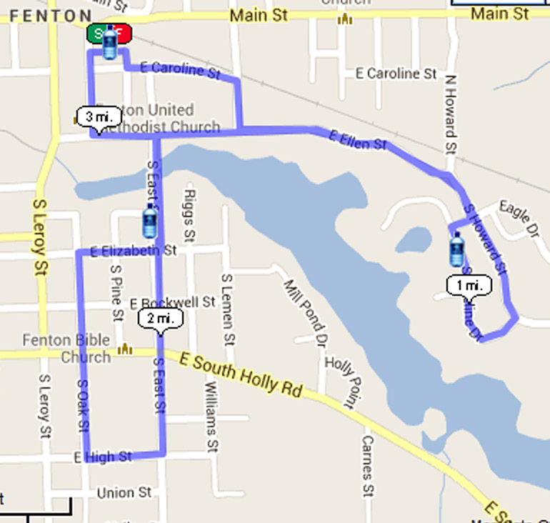 Course Run Layout