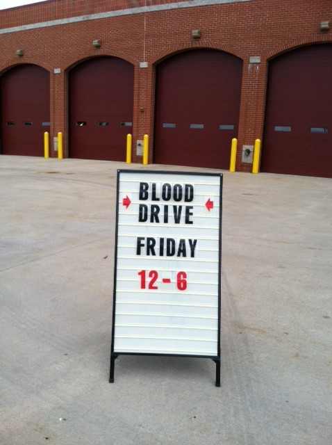 2013 Red Cross Blood Drive at the Fenton Fire Department